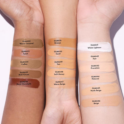 L. A Girl- Pro coverage HD Foundation -White | High definition foundation with full coverage | Lightweight formula | Improves the skin's appearance | Paraben-free formula | 28ml