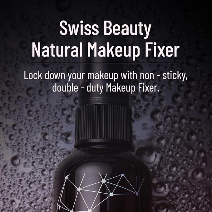 Swiss Beauty Natural Makeup Fixer | Natural Dewy Finish | With Vitamin E and Aloe Vera | Long-Lasting | Hydrating & Refreshing Setting Spray | 70 ml