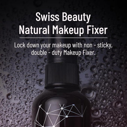 Swiss Beauty Natural Makeup Fixer | Natural Dewy Finish | With Vitamin E and Aloe Vera | Long-Lasting | Hydrating & Refreshing Setting Spray | 70 ml